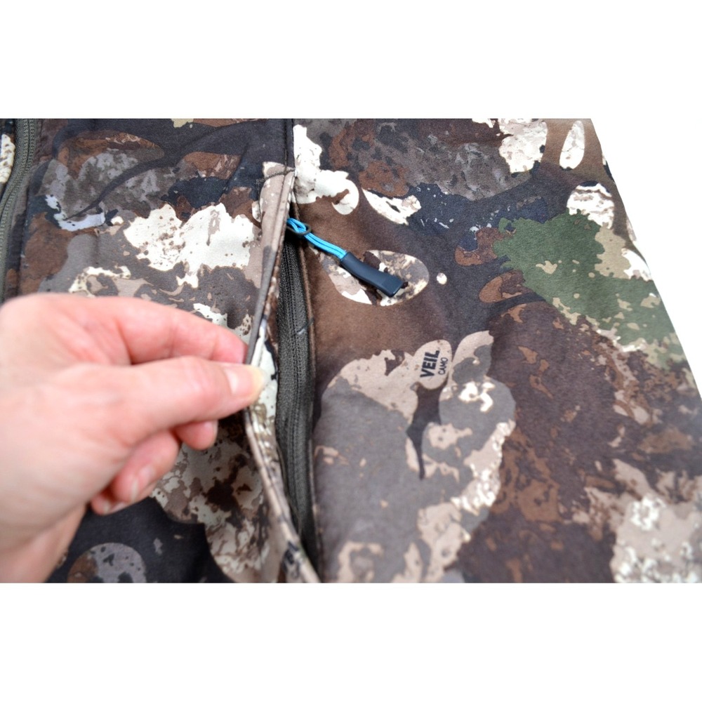 Guide Series Women's L Softshell Mid-weight Jacket Veil Camo Hunting Full Zip - Picture 11 of 16